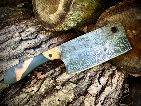 Damascus Cleaver
