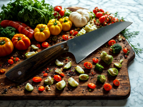 Chef Knife with Ironwood Handle
