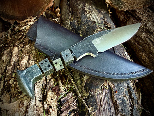 Dice Railroad Spike Knife