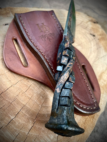 Copper Infused High-Carbon Railroad Spike