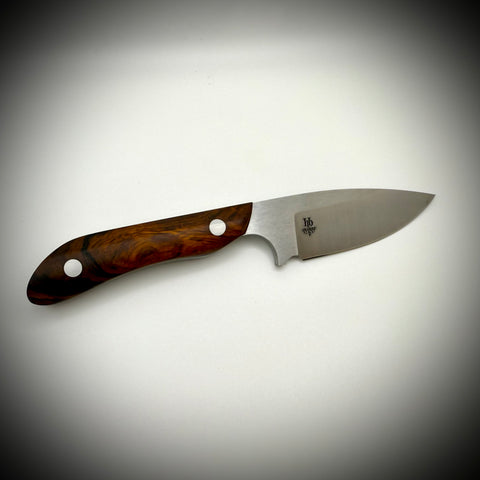 EDC/Hunter with Natural Wood Handle