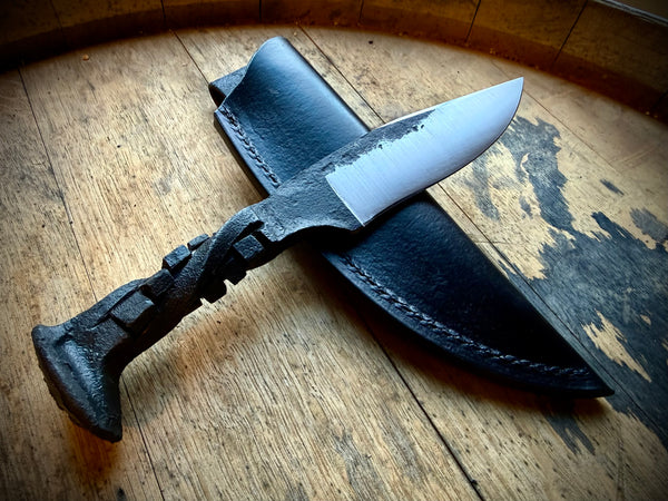 Railroad Spike Knife (Rubix Cube Twist)