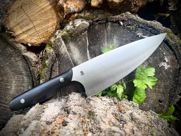 Chef Knife with Gaboon Ebony