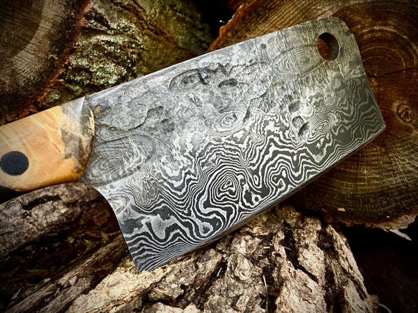 Damascus Cleaver