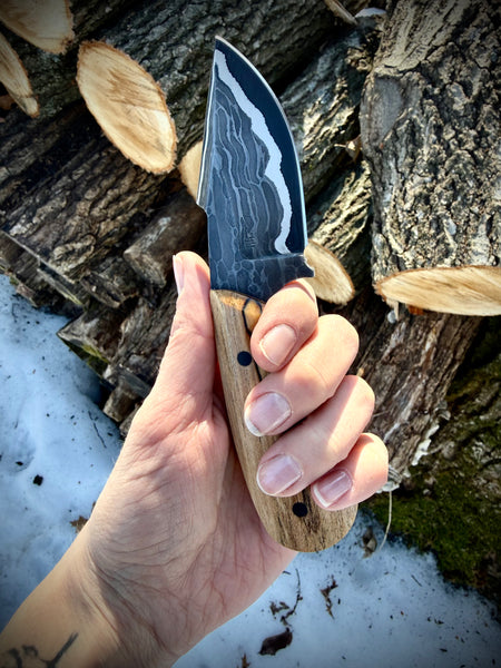 Cannister Damascus Go Mai with Nickel